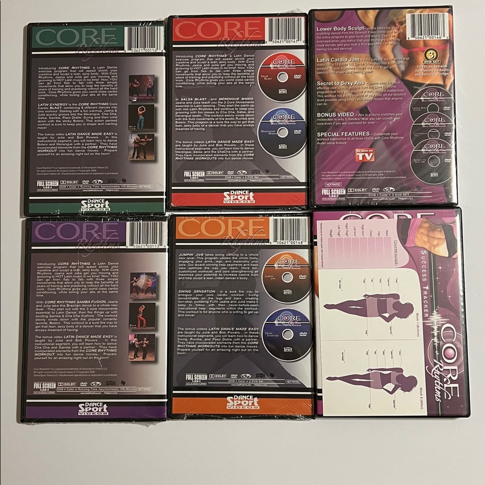 Core Rhythms Dance Exercise Program DVD Set. Fitness Program. - Picture 2 of 14